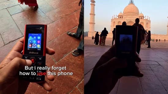 A Simple Phone, A Timeless Memory: Couple’s Taj Mahal Photo Melts Hearts
