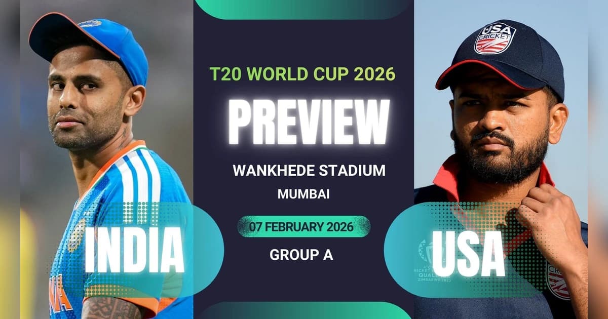 On February 7, the first day of the 2026 T20 World Cup, India will play the United States